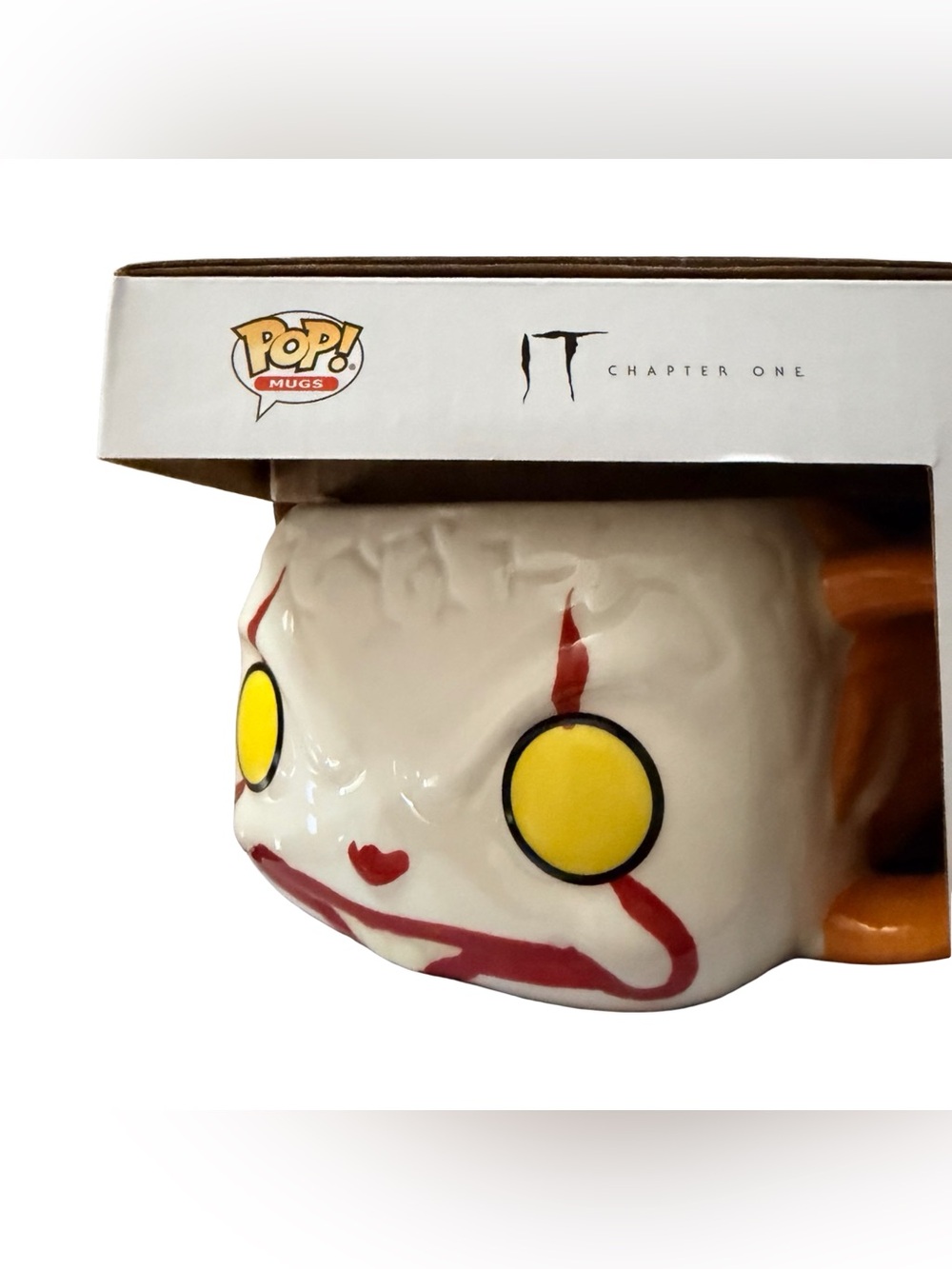 Funko POP! Pennywise Yellow, White & Red Face Mug